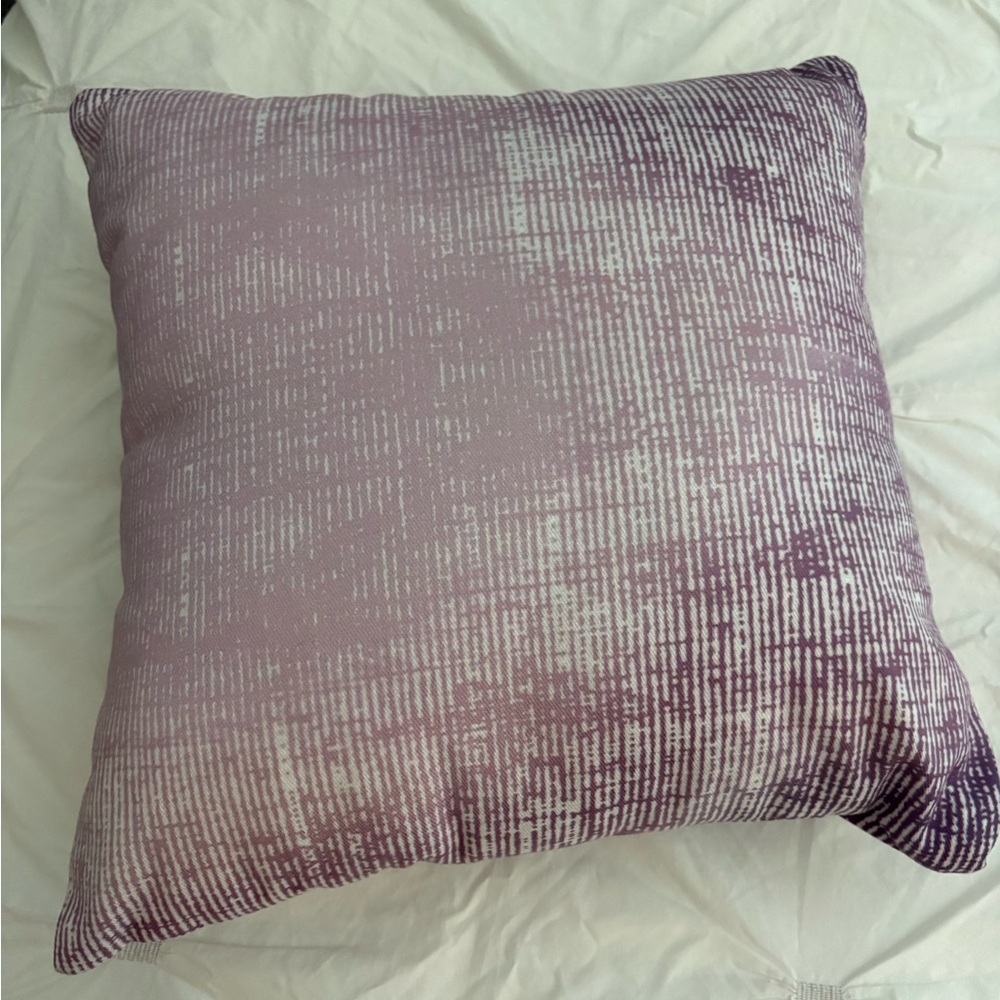 Elegant Purple Throw Pillow
